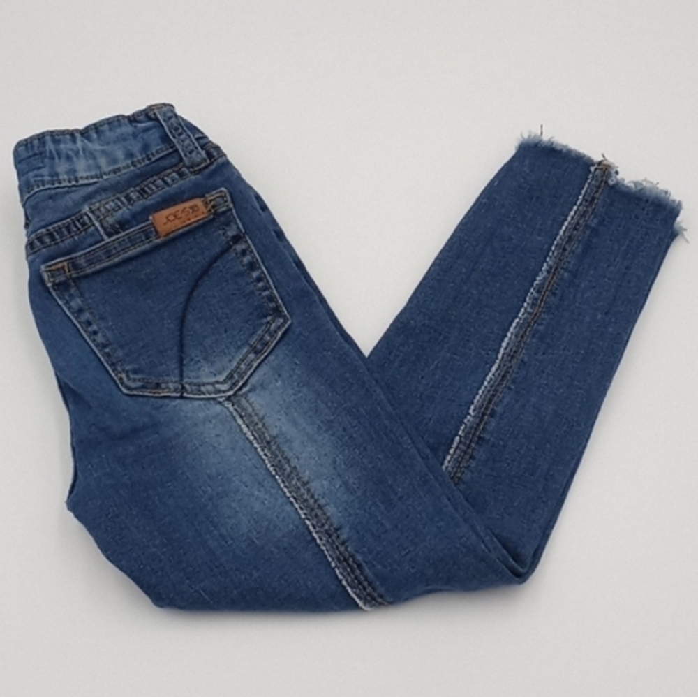 Joe's Jeans Girls Raw‎ Hem Front Seam Jeans Skinny Jeans 5